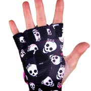 Skulls with pink piping palm